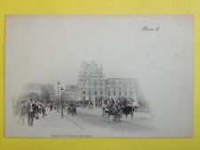 cpa PARIS in 1900 Transport Circulation COUPLING CAR CAR CAR Horses picture