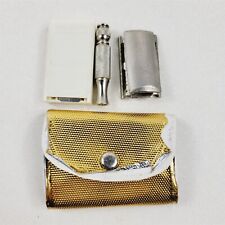 Vintage Gillete Travel Safety Razor with Plastic Case picture