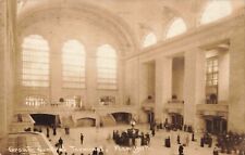 Interior Grand Central Terminal New York City New York NY 1915 Real Photo RPPC picture