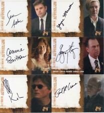 24 Twenty Four Season 5 Autograph Card Set 12 Cards picture