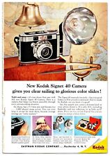 Original 1940s Kodak Signet 40 Camera - Print Advertisement (7in X 10in) picture