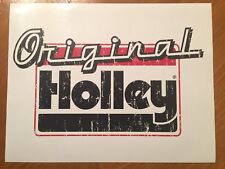 Tin Sign Vintage Original Holley Carburetors picture