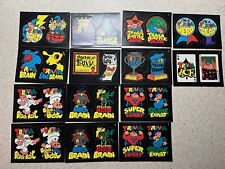 1984 Topps Trivia Battle Game Sticker Lot (14) cards picture
