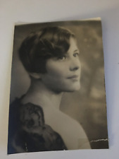 Vintage Black and White Studio Portrait Picture of Young Lady Dated 1927 picture