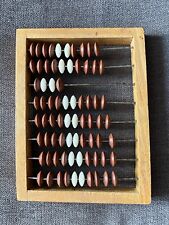 Vintage Soviet Russuan Small Abacus Wooden Accountan. Made in USSR picture