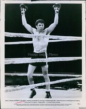 1980 Robert De Niro Anticipates Ring Victory In Raging Bull Movies Photo 8X10 picture