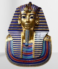 RARE ANCIENT EGYPTIAN ANTIQUITIES Golden Mask Large Of King Tutankhamun Egypt BC picture