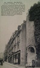 Angers France Antique Postcard Early 1900s Rare Baudriere Villebon Modes Cafe  picture