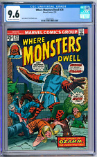 Where Monster Dwell 29 CGC Graded 9.6 NM+ Marvel Comics 1974 picture