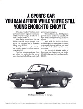1972 Fiat 850 Spider Original Magazine Advertisement Small Poster picture