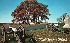 Vintage Postcard High Water Mark Memorial Park Picket's Charge Gettysburg Penn picture