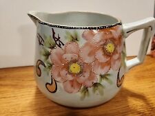Antique Nippon Pitcher Hand Painted Cider Jug Beautiful picture