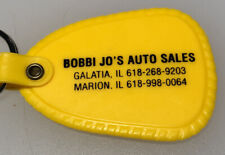 Galatia Marion Illinois Bobbi Joe’s Auto Sales Car Dealer IL Vintage Keychain picture