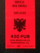 1970s 450 Pub Prime Rib Steaks Chuck Wagon Lunch 9545 Reseda Blvd. Northridge CA picture