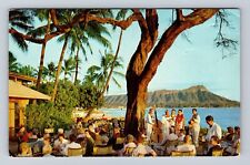 Waikiki Beach HI-Hawaii, Head Terrace Of Halekulani Hotel, Vintage Postcard picture