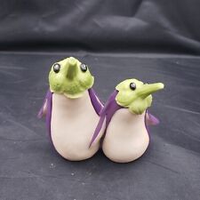 Home Grown by Enesco Eggplant Penguins Collectible Figurine 4014404 2008 picture