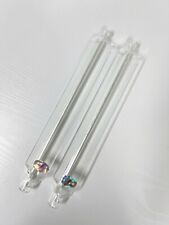Firelight Glass Handblown Taper Oil Candles Set of 2 picture