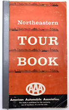 1958 59 Northeaster Tour Book AAA Guide Map READ AS IS Vintage picture