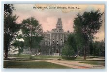 c1910's View Of Mc Graw Hall Cornell University Ithaca NY Handcolored Postcard picture