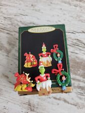 Hallmark Keepsake Miniature Merry Grinch-mas 1999 Set Of Three picture