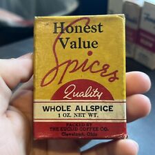 Vintage Honest Value Allspice Euclid Coffee Co Cleveland Ohio Advertising picture