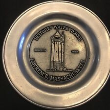 Rare Historic Lawrence Mass Pewter Plate picture