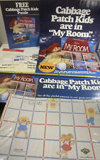 NOS 1984 Cabbage Patch Kids fashon My Room Promotion Kit Sign Posters Bookcovers picture
