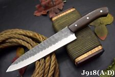 Custom Hammered Spring Steel 5160 Chef Knife Handmade,No Damascus (J918-A) picture