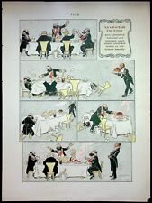 Glackens Illustrated Puck Magazine PRINT ONLY 1910 Russian Embassy Christmas picture