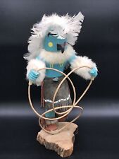 Vtg Hoop Dancer Hopi Handmade Native Kachina Doll Hand Painted Signed ‘92SEEPIC picture