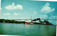 VTG Postcard- 66651. Thousand Islands International Bridge, main. Unused 1960 picture