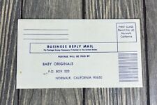 Vintage Baby Originals Reorder Prices And Order Form Mailer picture