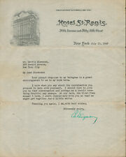 CHAIM WEIZMANN (ISRAEL) - TYPED LETTER SIGNED 07/10/1942 picture
