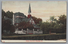 Hawley Memorial Presbyterian Church Monterey Pennsylvania Vintage Postcard 1909 picture