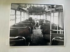 8X10 NY NYC BUS 382 AMAZING BLACK WHITE 1948 PHOTOGRAPH TURNSTILE COLLECTIBLE picture