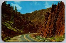 Postcard Highway U.S. 34 between Cliffs Towards Estes Park Colorado        F 9 picture