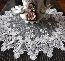 Doily Large 25 inch Sheer Vintage English Rose Victorian picture