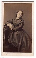 CIRCA 1860s CDV PIERRE PETIT YOUNG LADY IN FANCY DRESS PARIS FRANCE picture