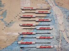 SNAP-ON TOOL POCKET SCREWDRIVER, 10 PACK, WHITE, BRAND-NEW MAGNETIC END picture