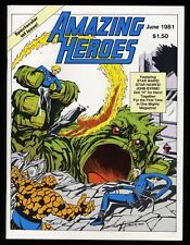 Amazing Heroes (1981) #1 VF+ 8.5 John Byrne Star Wars Fantastic Four picture