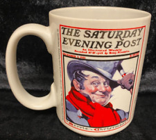 MERRIE CHRISTMAS POST COVER DECEMBER 3 1921 THE SATURDAY EVENING POST MUG/CUP picture