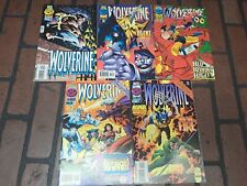 Wolverine 1990's Mixed Comic Lot Of 5 Marvel Comics  picture