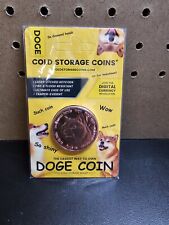 Dogecoin Cold Storage Wallet - Unhackable Pure Copper Collectible Coin DOGE picture
