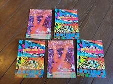 Lot Of 5 Vintage 1994 Woodstock 25th Anniversary Programs Concert Lineup 90s picture