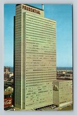 Chicago IL-Illinois, Prudential Building, Coco-Cola Antique Vintage Postcard picture