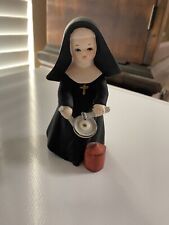 RARE VINTAGE Napco Catholic Nun cooking (pan in hand and pot) picture