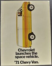 1971 Chevrolet Van Truck Catalog Brochure G10 G20 G30 Excellent Original 71 picture