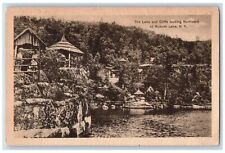 Mohonk Lake New York Postcard Lake Cliffs Looking Northeast 1915 Vintage Antique picture