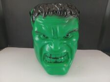 2003 Marvel Disguise The Incredible Hulk Blow Mold Halloween Candy Bucket Pail picture