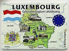 LUXEMBOURG EU SERIES FRIDGE COLLECTOR'S SOUVENIR MAGNET 2.5